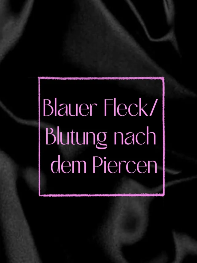 Sind Blaue Flecke nach dem Piercen normal? 
Alles was du darüber wissen solltest findest du hier im Beitrag. 

#piercing #piercingaddict #piercingstudio #piercings #pierced #pierce #piercer #piercedgirl #info #tattoostudio #goodtoknow